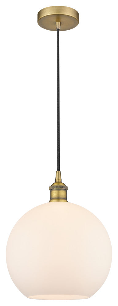 Innovations 616-1P-BB-G121-10-LED 1-Light Mini Pendant, Brushed Brass