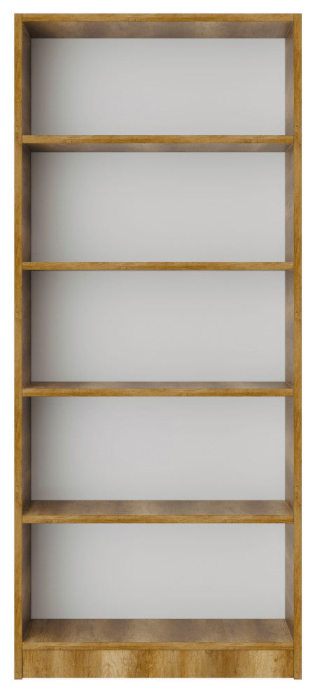 ALISTA Bookcase, Oak Country/White