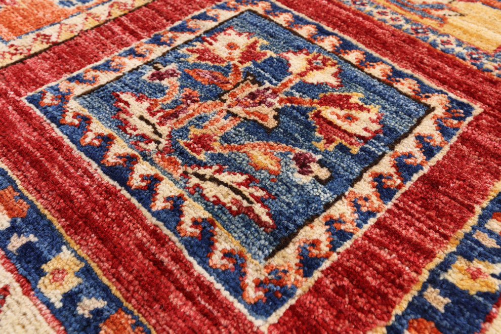 Hand Knotted Persian Garden Design Rug 3' 5" X 4' 10" Q10672