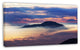 Amazing Java Mountain in Fog, Oversized Landscape Canvas Art, 32"x16"