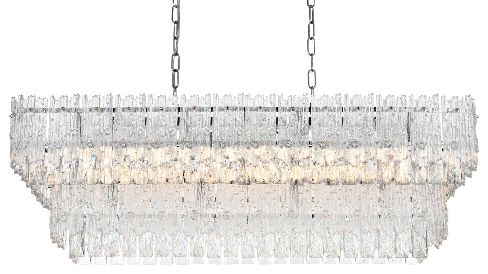 Home Living 37" Chandelier, Chrome