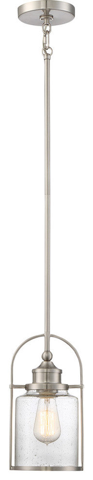 Quoizel QPP2781BN One Light Mini Pendant Payson Brushed Nickel