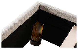 Luzon King Bed Light Grey