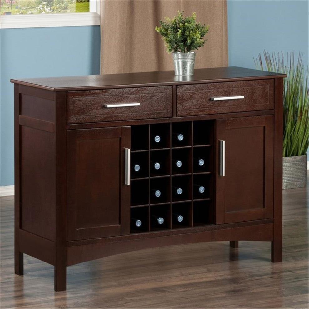 Gordon Buffet Cabinet/Sideboard Cappuccino Finish