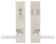 Sunrise Lever, Tubular Entry, Single Cylinder, Left Hand, Satin Stainless Steel