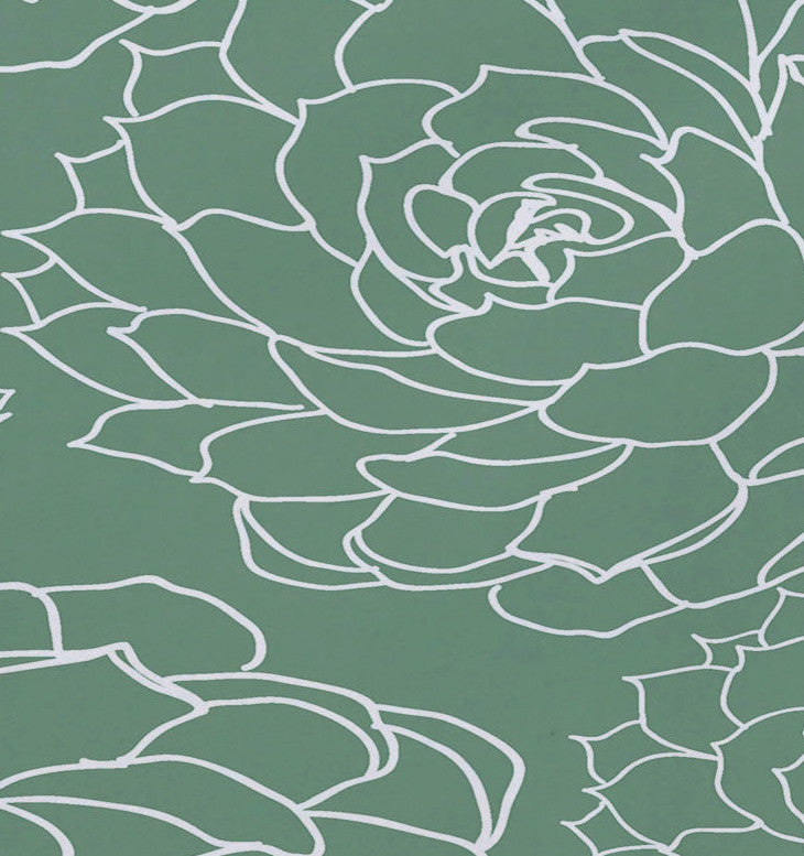 Olena, Floral Print Placemat, Green