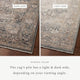 Loloi Lyra Area Rug, Denim / Sand, 18" X 18" Sample
