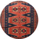 Ahgly Company Indoor Round Traditional Area Rugs, 4' Round