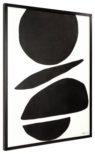 Cercola Canvas Wall Art with Black Frame