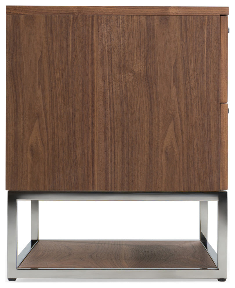 Modrest Helenora Modern Walnut Nightstand
