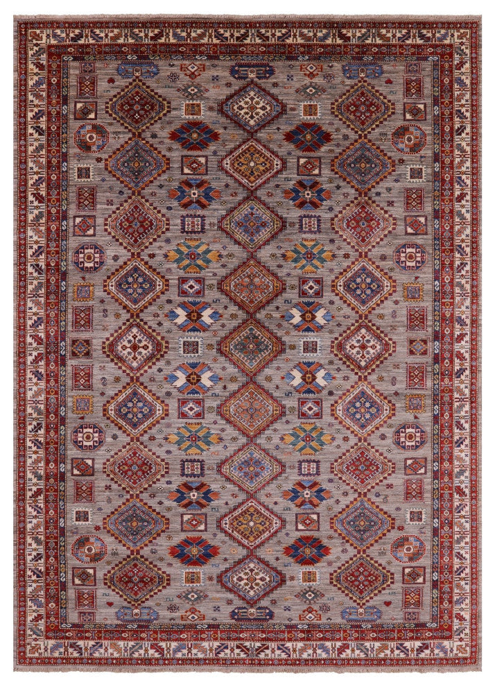 Super Kazak Hand Knotted Wool Rug8' 7" X 12' 0" Q5564