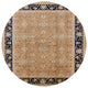 Ahgly Company Indoor Round Mid-Century Modern Area Rugs, 6' Round