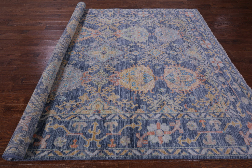 8' 1" X 10' 5" Turkish Oushak Handmade Rug - Q13298