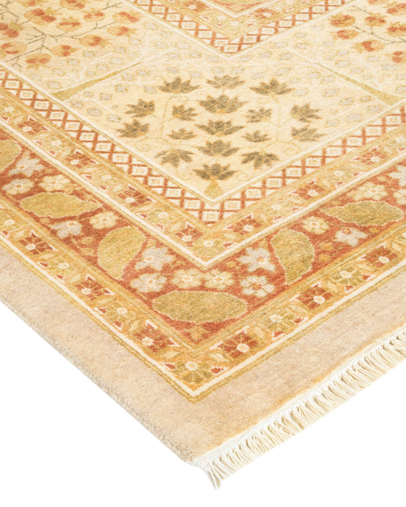 Caroline, One-of-a-Kind Hand-Knotted Area Rug Ivory, 8'2"x10'4"