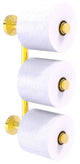 Waverly Place 3 Roll Reserve Roll Toilet Paper Holder, Polished Brass