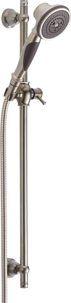 Delta Premium 3-Setting Slide Bar Hand Shower, Stainless, 57021-SS