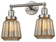 Innovations 2-Light Chatham Bathroom Fixture, Brushed Satin Nickel