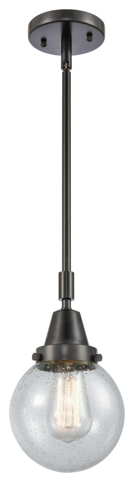 INNOVATIONS LIGHTING 447-1S-BK-G204-6-LED Beacon Mini Pendant