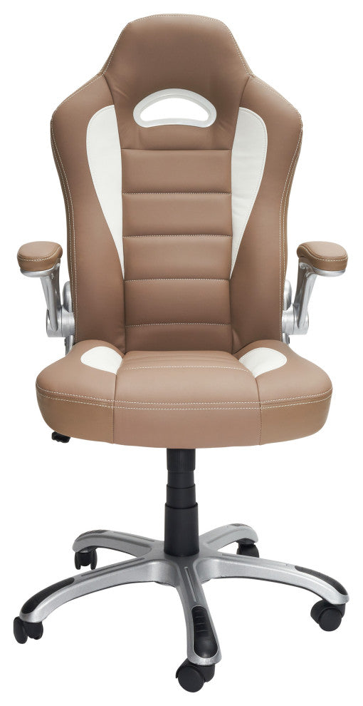 Techni Mobili Sport Race Executive Chair, Camel