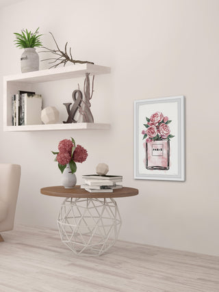 "Floral Perfume" Framed Painting Print, 30x45