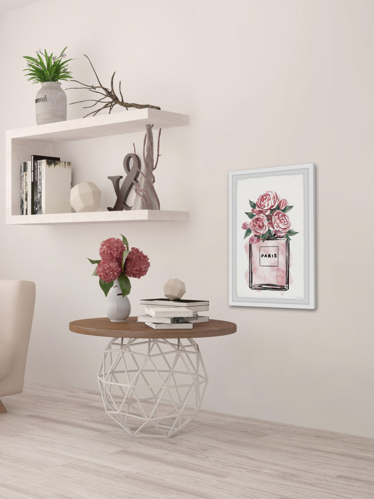"Floral Perfume" Framed Painting Print, 30x45
