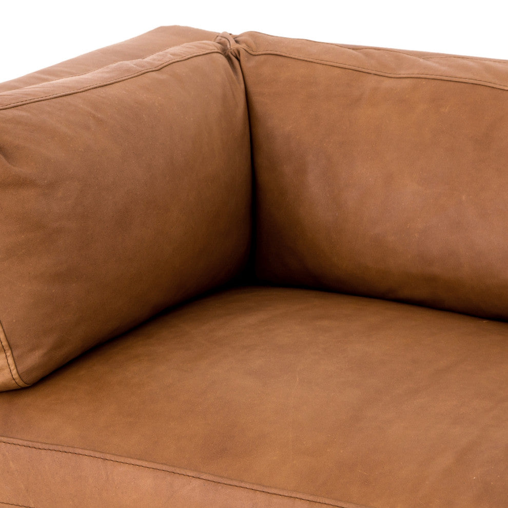 BeckWith Sofa-94"-Natural Washed Camel
