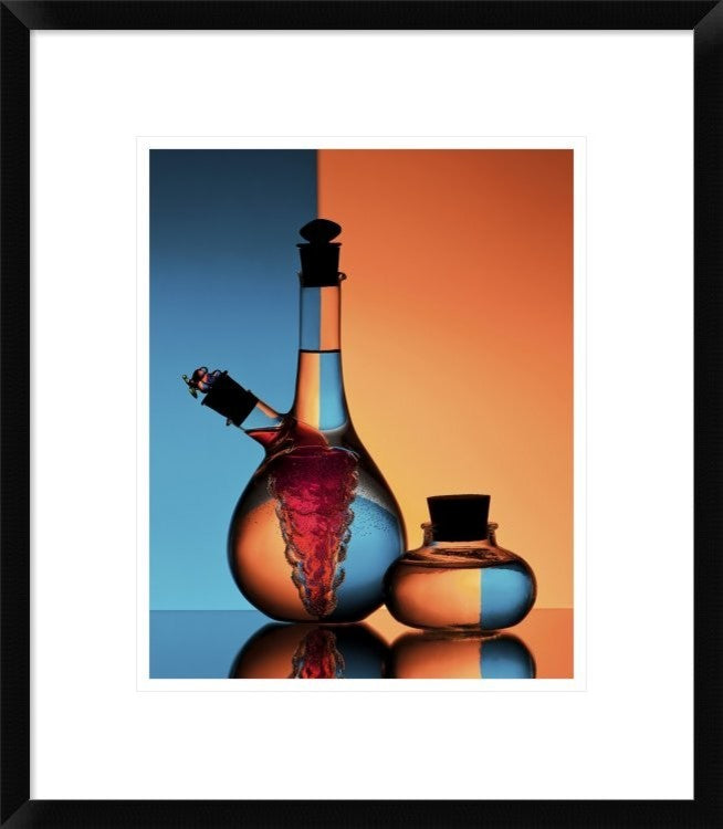 "Oil And Vinegar" Framed Digital Print by Aida Ianeva, 19x22"