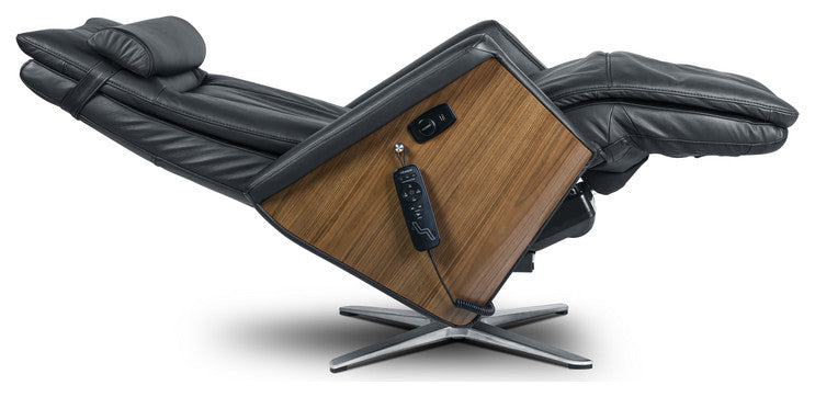 Svago Swivel Zero Gravity Recliner Chair, Black