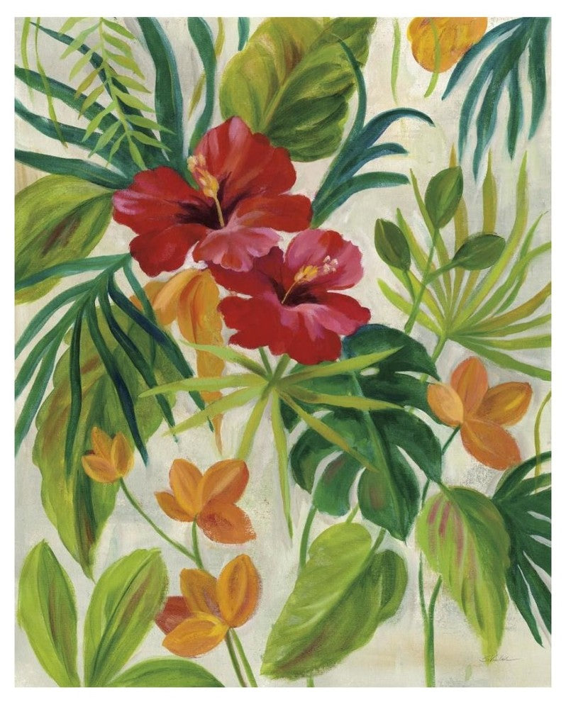 "Tropical Jewels II v2 Crop" Digital Paper Print by Silvia Vassileva, 22"x26"