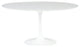 Cal White Wood Dining Table, HGEM861