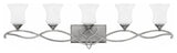 Bath Brooke Bath Five Light in Antique Nickel