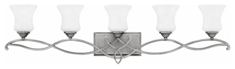 Bath Brooke Bath Five Light in Antique Nickel