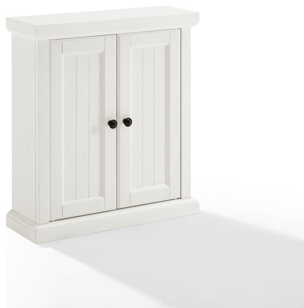 Seaside Wall Cabinet Distressed White