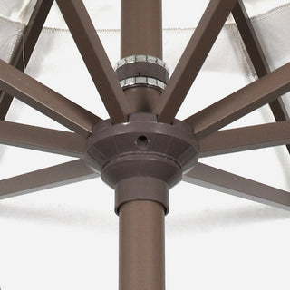 9' Aluminum Umbrella Auto Tilt Bronze, Canvas