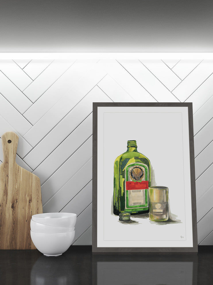 "J germeister" Framed Painting Print, 24"x36"