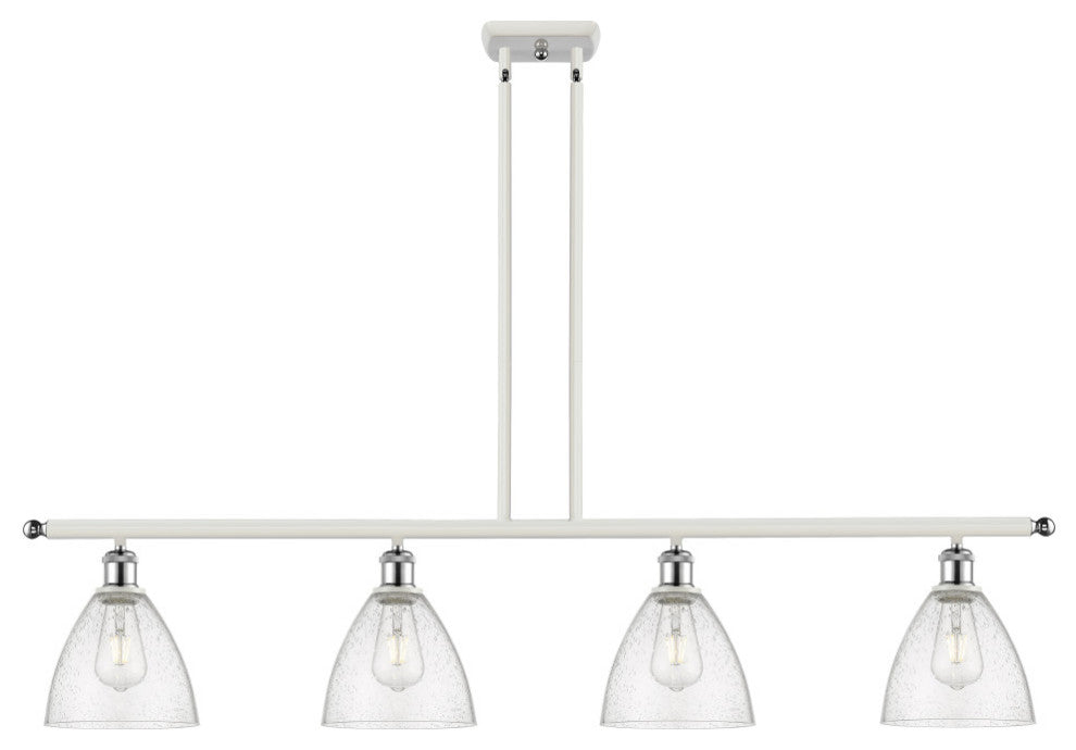 Innovations 516-4I-WPC-GBD-754 4 Light Island Light, White, Polished Chrome