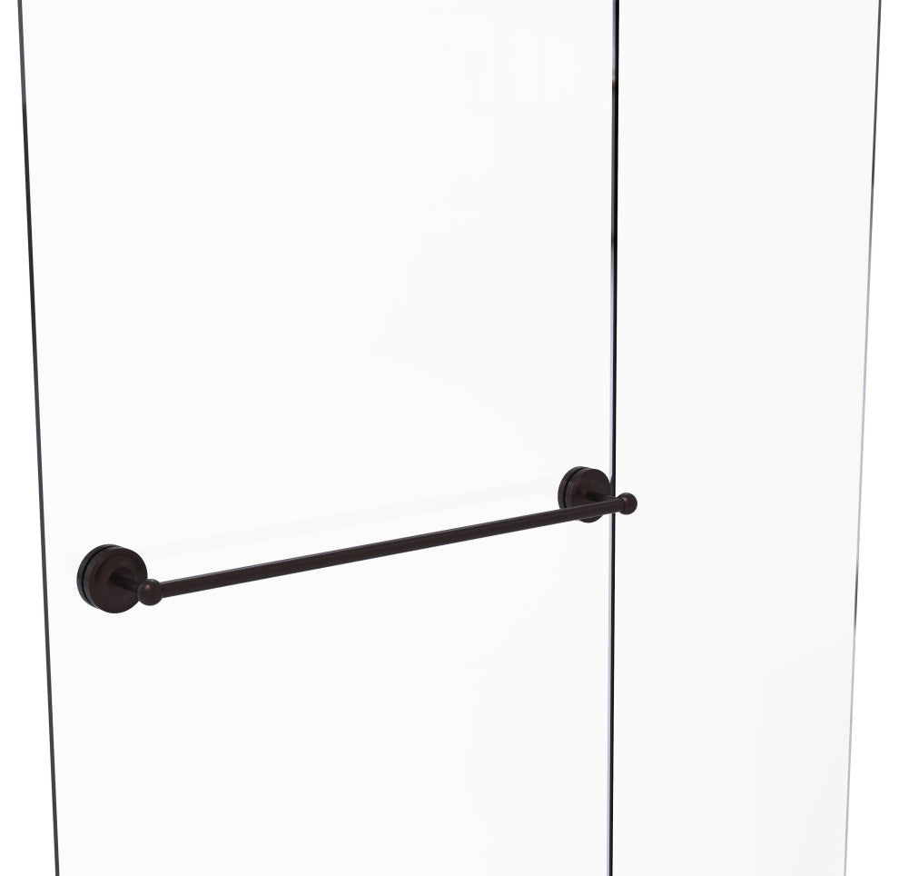 Prestige Regal 30" Shower Door Towel Bar, Antique Bronze