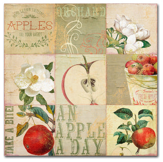 Color Bakery 'Apple Blossoms III' Canvas Art, 14"x14"