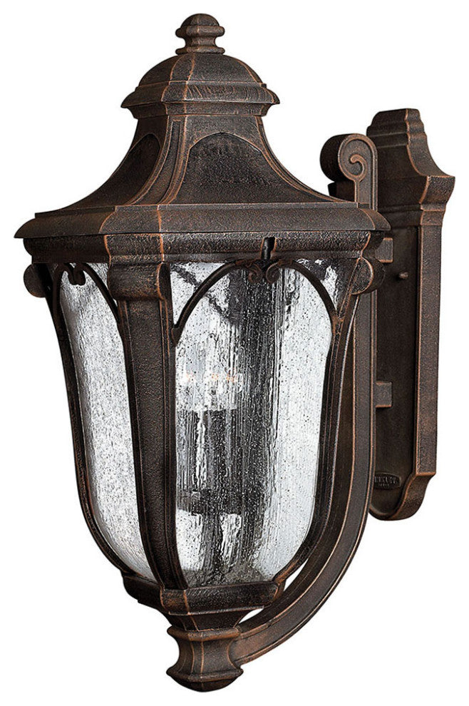 Hinkley Trafalgar Large Wall Mount Lantern, Mocha