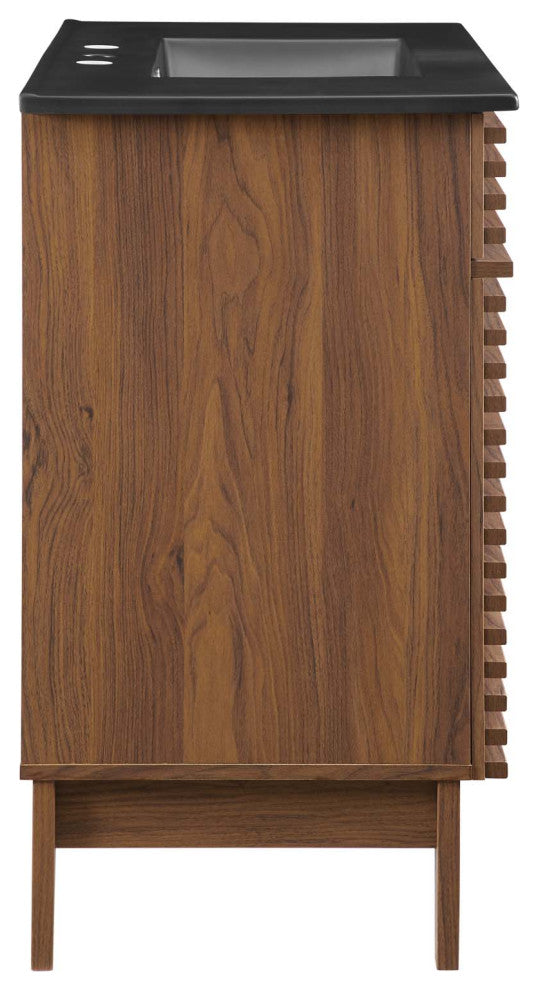 Render 36" Bathroom Vanity - Walnut Black