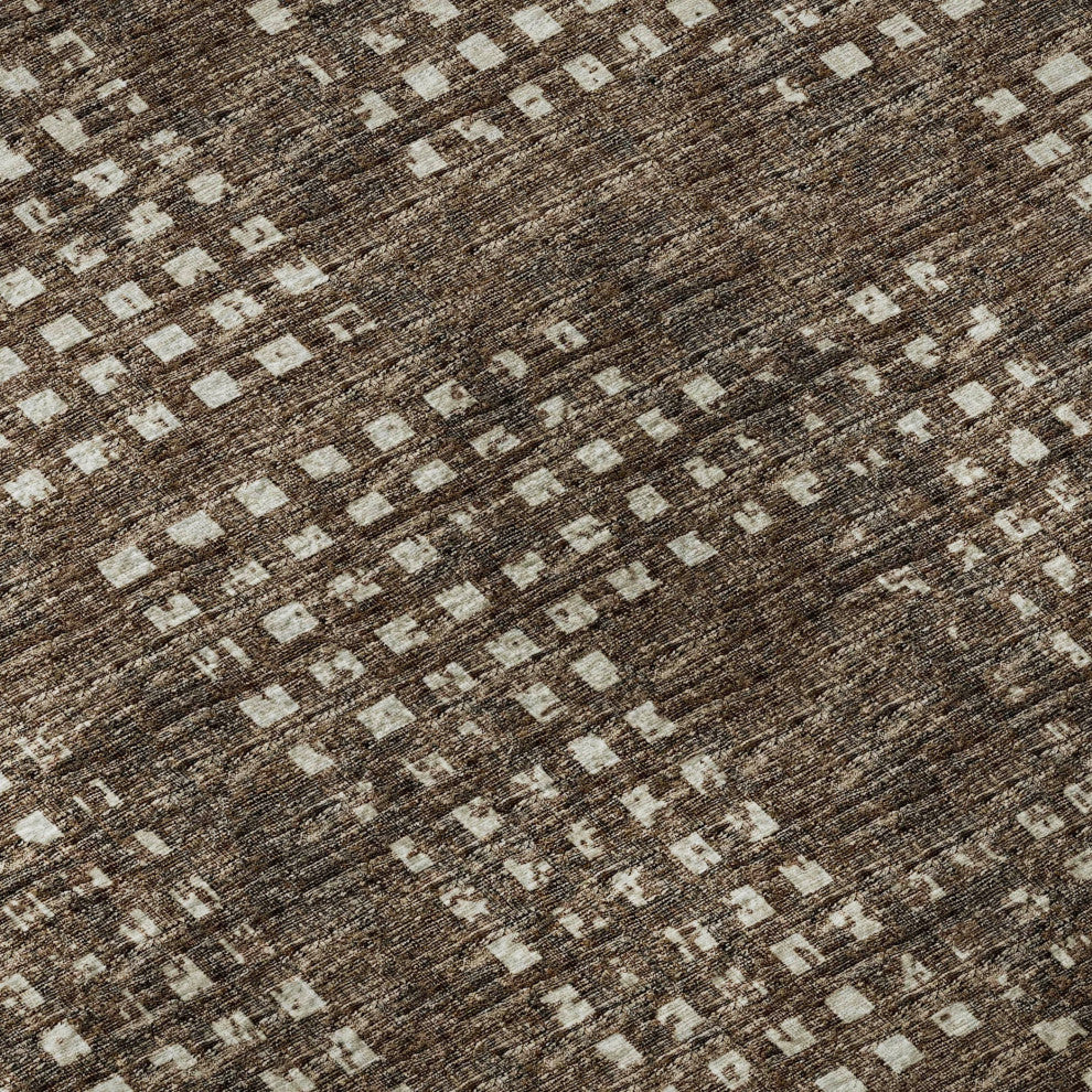 Premium Machine Washable Mayfield AMF33 Brown 10' x 14' Rug