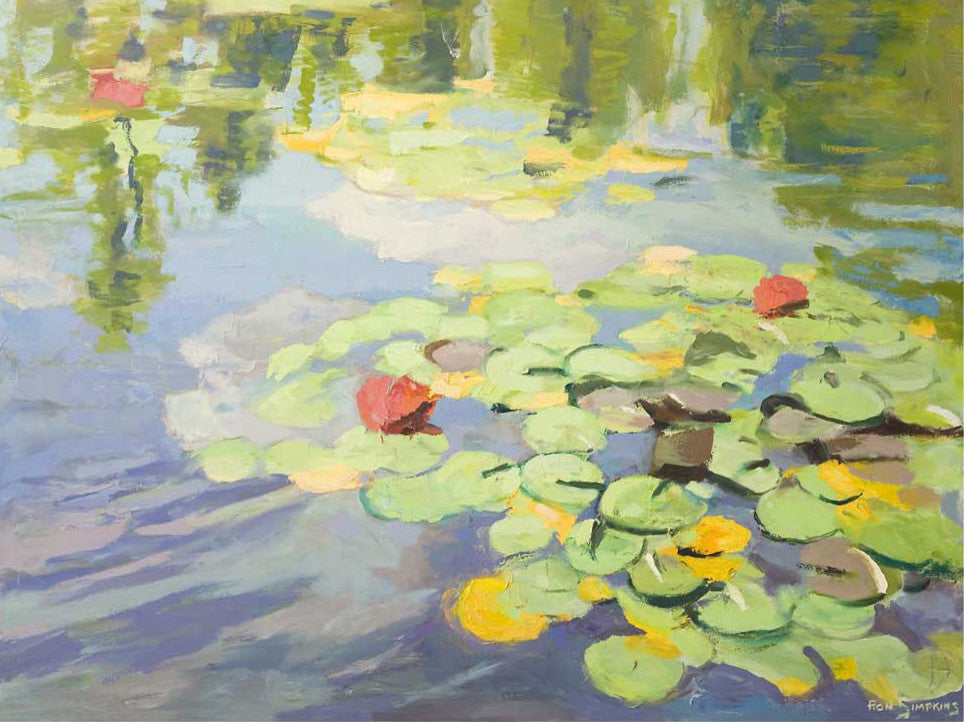 "No Cloudy Days" Museum Mounted Canvas Print, 36"x24"