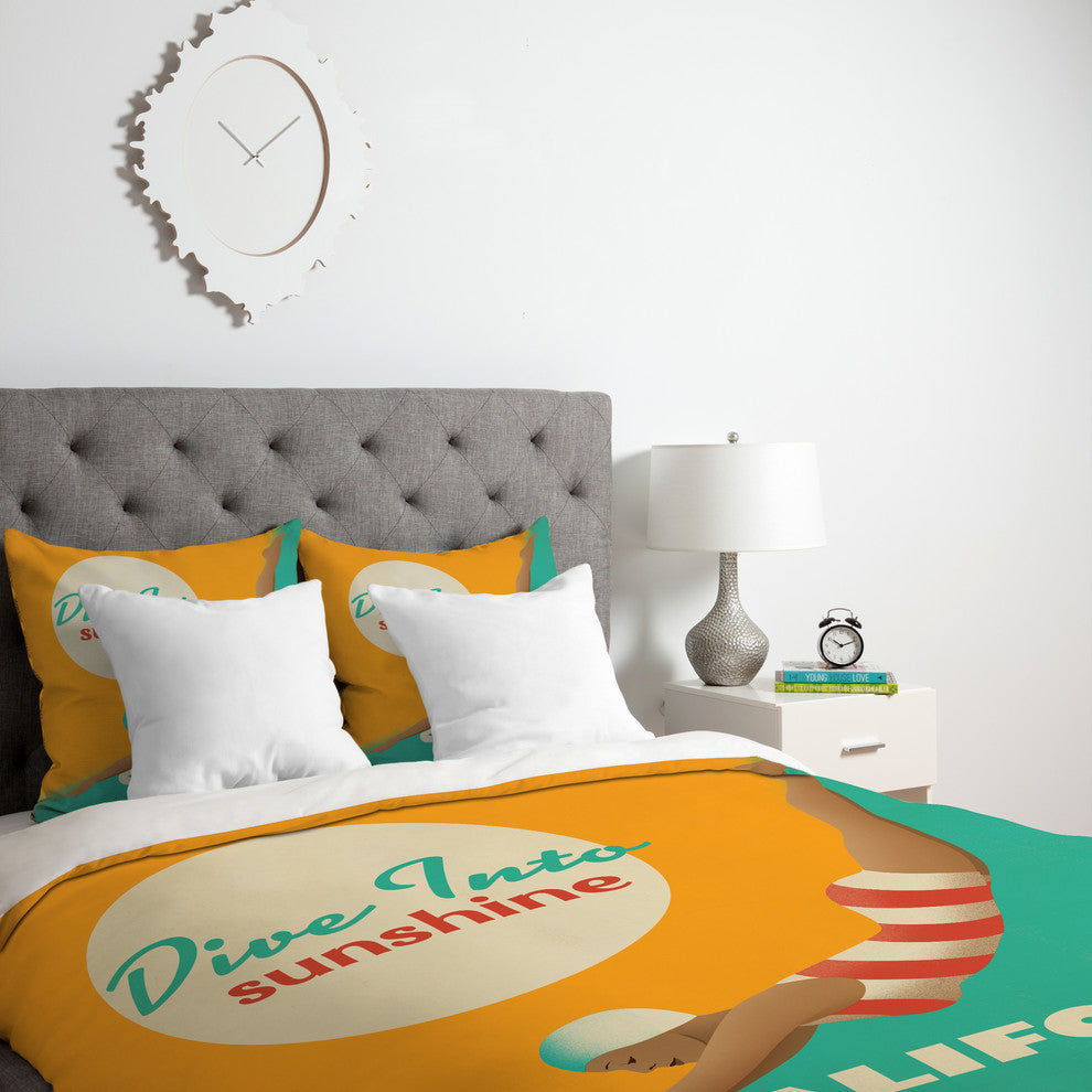 Deny Designs Anderson Design Group Dive California Duvet Cover - Lightweight