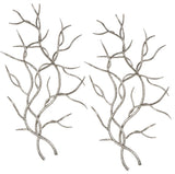 Uttermost Silver Branches Wall Art Set of 2, 4053