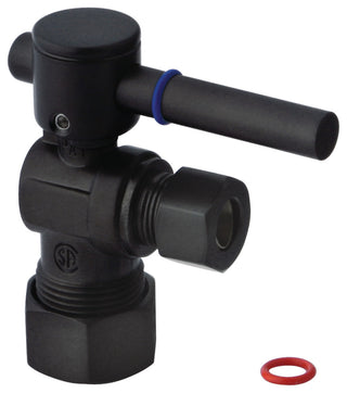 Fauceture Quarter Turn Valves (5/8" X 3/8" OD Compression), Matte Black