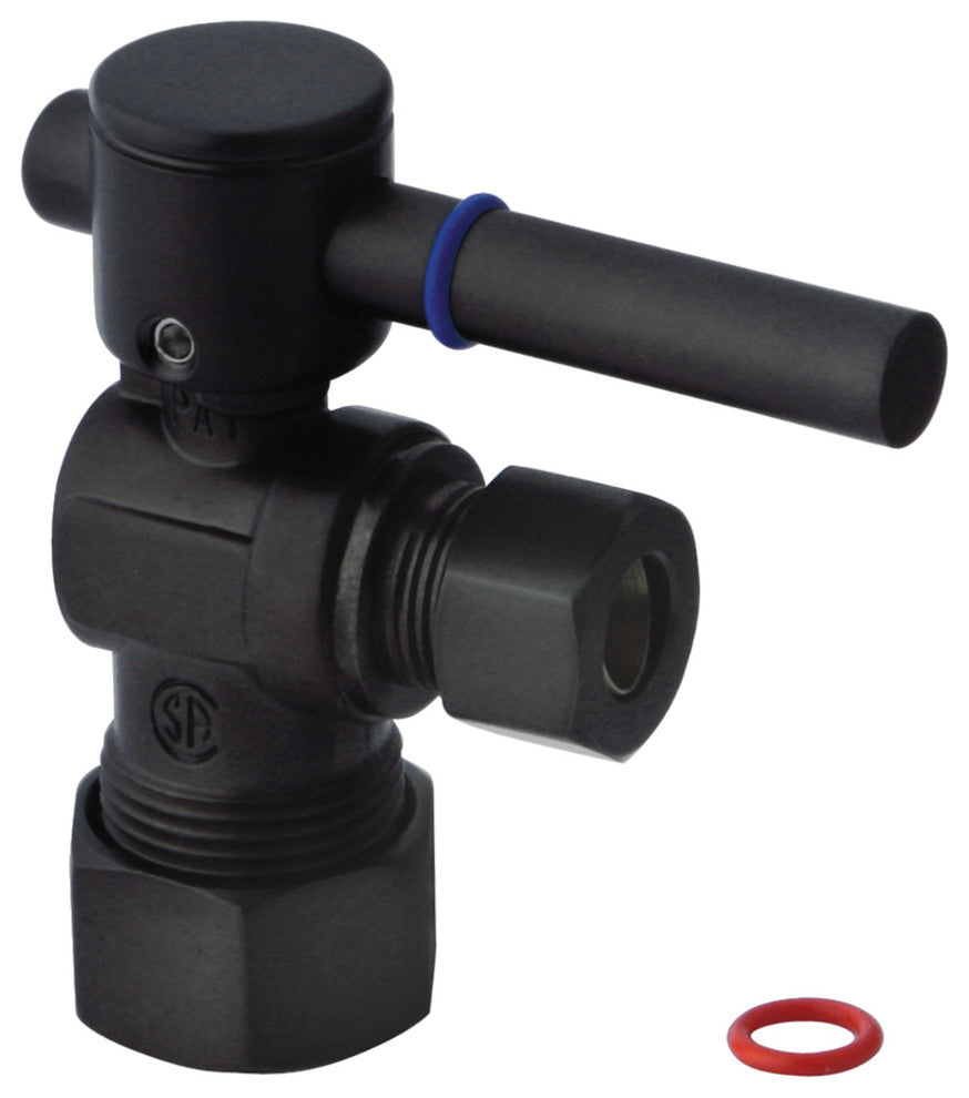 Fauceture Quarter Turn Valves (5/8" X 3/8" OD Compression), Matte Black