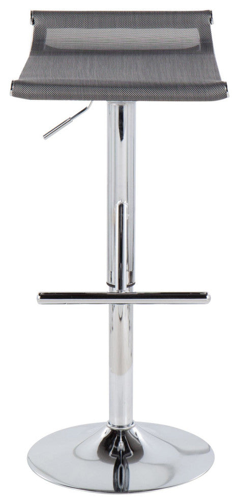 Mirage Ale Bar Stool, Chrome, Silver Mesh