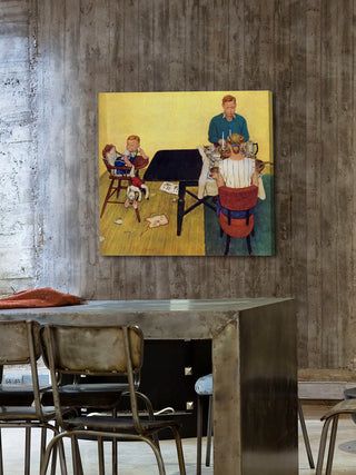 "Dinner for Two" Painting Print on Canvas by Jack Welch