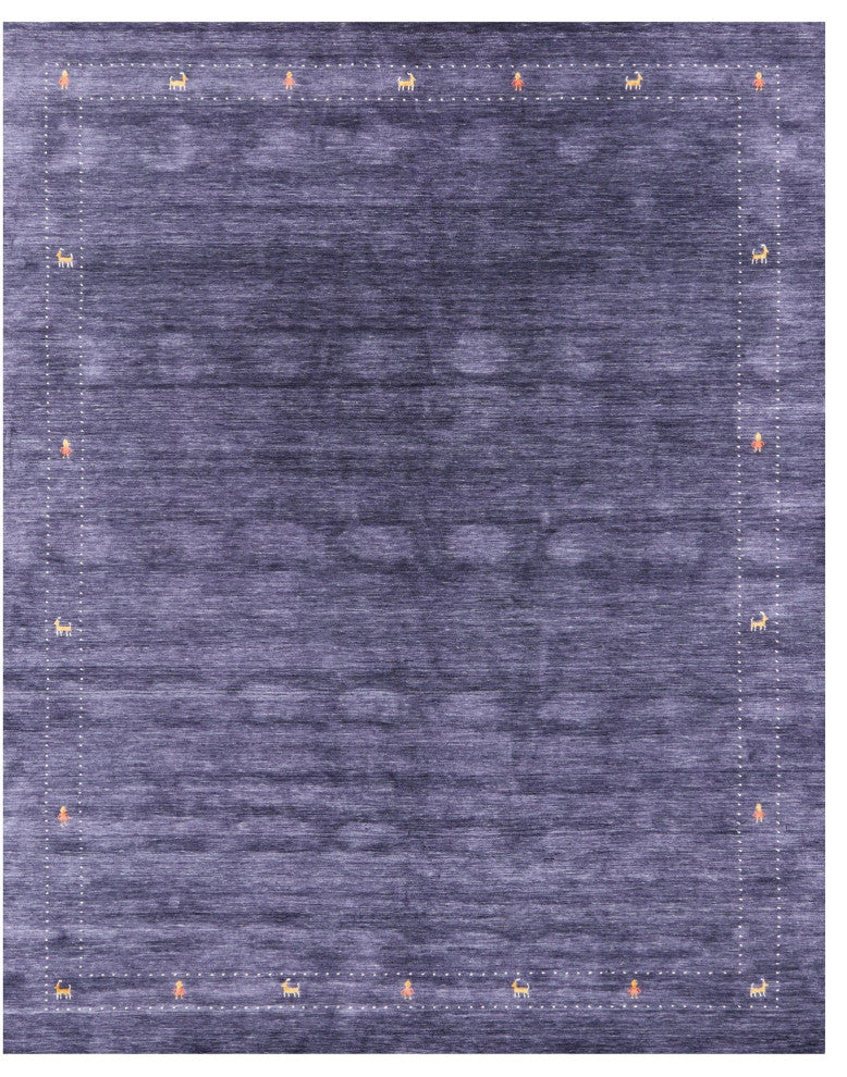 8' 0" X 10' 0" Persian Gabbeh Hand Knotted Wool Rug - Q15123