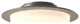Oceanus Semi-flush, Vintage Platinum Finish, Opal Glass